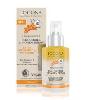 Logona Wzmacniające Dwufazowe Serum Ujędrniające Z Organicznym Rokitnikiem I Kwasem Hialuronowym 30ml