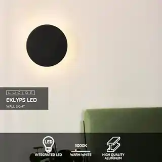 Lucide kinkiet EKLYPS LED 46201 08 30, nowoczesny, lampa ścienna, aluminium, biały, energooszczędny, IP20
