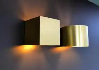 Lucide kinkiet LED Xio, kątowy, złoty, model 09217/04/02