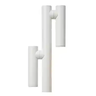 Lucide lampa podłogowa Antrim LED, akumulator, biała, 2-punktowa, IP54, ściemniana