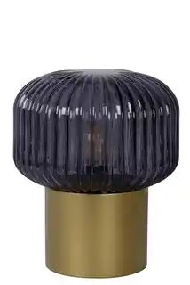 Lucide lampa stołowa JANY 78595 01 02 nowoczesny chrom tekstylna abażur