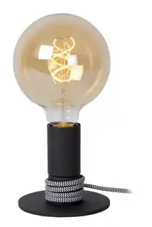 Lucide lampa stolowa MARIT 45576 01 30 nowoczesny chrom teksturowany abażur LED 3W