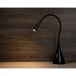 Lucide Lampa stolowa LED Zozy czarna ściemniana elastyczne ramię model 18650 03 30