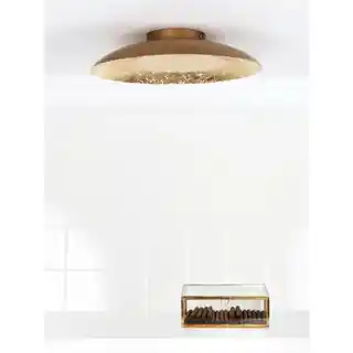 Lucide plafon LED Foskal mosiądz, średnica 34,5 cm, model 79177 12 01