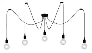 Lucide lampa wisząca FIX 08408 05 30, nowoczesny design, metalowa konstrukcja, biały kolor