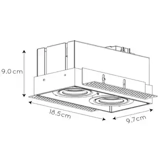 Lucide Lampa wpuszczana TRIMLESS 09925/02/30
