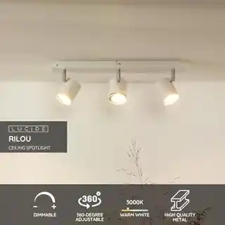 Lucide reflektor sufitowy RILOU 26994 15 31, chrom, LED, nowoczesny, regulowany, energooszczędny