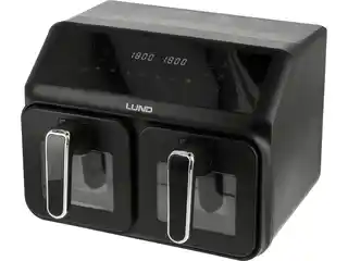 Lund Frytkownica Air Fryer Frytownica Beztłuszczowa 2200W 4+4L Dwie Komory