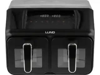 Lund Frytkownica Air Fryer Frytownica Beztłuszczowa 2200W 4+4L Dwie Komory