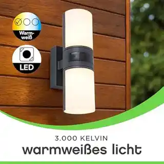 Lutec Kinkiet zewnętrzny CYRA PIR antracyt, IP54, LED, 5198102118