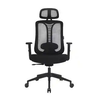 Lvn System Fotel Ergo Essential LV0653 Czarny