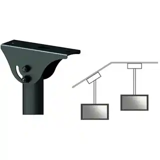 Maclean Uchwyt do telewizora sufitowy MC-631 32-65 50kg czarny max VESA 400x400