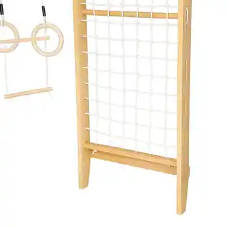 Małpiszon Drabinka gimnastyczna Cherry Fun biało-drewniana