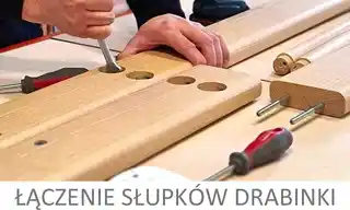 Małpiszon Drabinka gimnastyczna drewniana biała Kombik Irelio