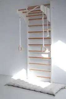 Małpiszon Drabinka gimnastyczna Kinder Wood biała