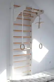 Małpiszon Drabinka gimnastyczna Kinder Wood biała