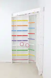 Małpiszon Drabinka gimnastyczna narożna Dream Akcesoria 225 cm Biały-kolorowy