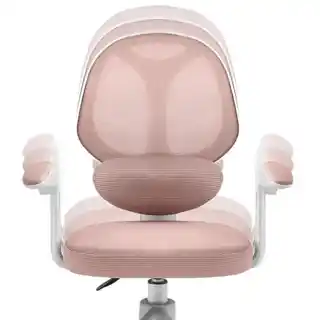 Markadler Fotel Junior 4.5 Różowy, ergonomiczny, regulowany, tapicerka z tkaniny, podstawa z tworzywa, dziecięcy