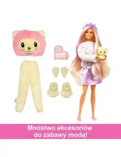 Mattel Barbie Cutie Reveal Lalka Lew słodkie stylizacje HKR06
