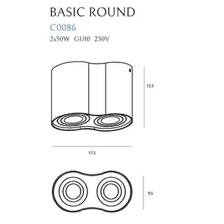 MaxLight Oprawa sufitowa ROUND C0086
