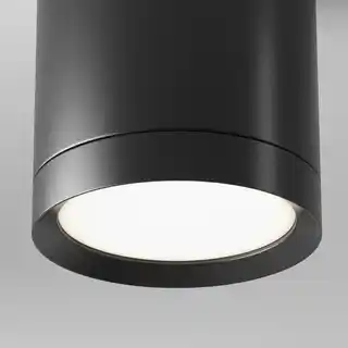 Maytoni lampa sufitowa Hoop C086CM GX53 15W LED czarna, nowoczesny design, metal, kolekcja Hoop