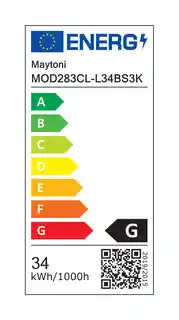 Maytoni Lampa sufitowa Plons MOD283CL-L34BS3K