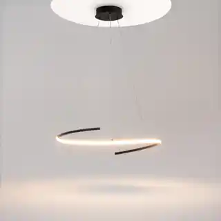 Maytoni Lampa wisząca Curve MOD242PL-L33BK