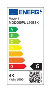 Maytoni Lampa wisząca Halo MOD005PL-L36BSK