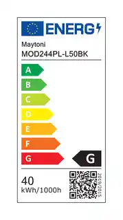 Maytoni Lampa wisząca Halo MOD244PL-L50BK