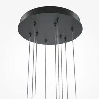 Maytoni Lampa wisząca Light Stick czarna rurki 352cm 35cm 46W LED 3350lm 3000K 80 CRI ściemniana metal