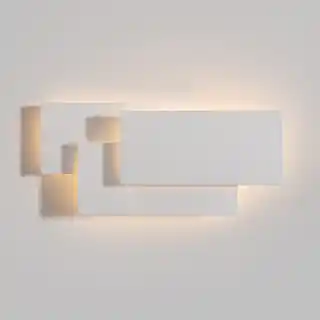 Maytoni Trame LED biały kinkiet C804WL-L12W, nowoczesny, 12W, 550lm, 3000K, CRI 80, szerokość 26cm, wysokość 12,5cm