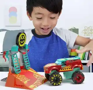 MEGA Klocki Hot Wheels Monster Trucks Demo Derby HNG53