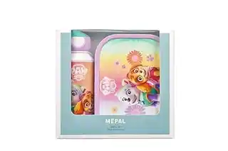 Mepal śniadaniówka i bidon dla dzieci Psi Patrol, różowy, 350 ml, BPA free, kolekcja Campus
