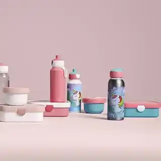Mepal śniadaniówka i bidon dla dzieci Psi Patrol, różowy, 350 ml, BPA free, kolekcja Campus