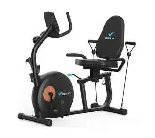 Merach MR-S23B1-EU Poziomy Czarny Rower magnetyczny