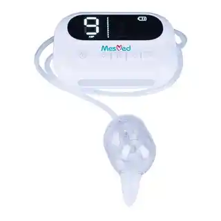 MesMed HappiNosek aspirator do nosa elektryczny, MM 127, dla niemowląt i dzieci, cichy, z wymiennymi końcówkami