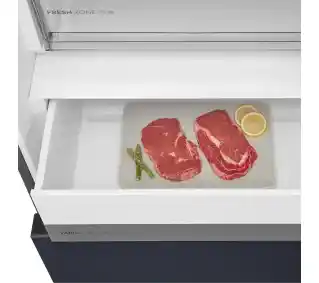 Midea MDRB542BIE70 191cm Ciemny szklany Lodówka