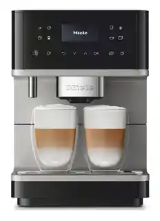 Miele ekspres ciśnieniowy CM 6160 Silver Edition, automatyczny, stalowa obudowa, funkcja spieniania mleka, programowalne ustawienia