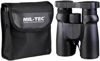 Mil-Tec lornetka wojskowa 8x42 czarna, wodoodporna, pokrowiec