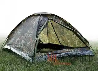Mil-tec namiot 2 osobowy iglu standard Flecktarn, wodoodporny, szybki montaż, oddychająca tkanina