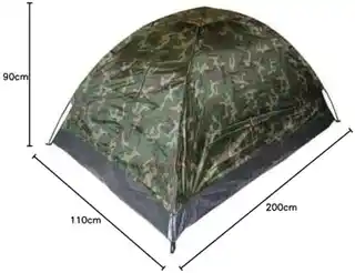 Mil-Tec namiot igloo 2 osobowy woodland, standard, model 14207020