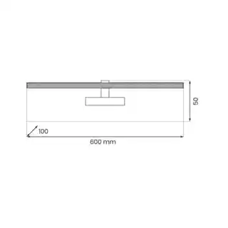 Milagro Kinkiet Prado ML1002 Czarny