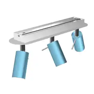 Milagro Lampa sufitowa PRESTON BLUE-WHITE 3x mini GU10 MLP7624