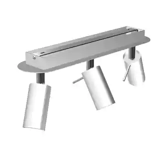 Milagro Lampa sufitowa PRESTON WHITE-CHROME 3x mini GU10 MLP7616