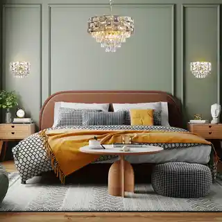 Milagro Luxuria żyrandol kryształowy złoty ML8895