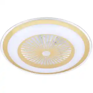 Milagro Plafoniera LED ZONDA GOLD 48W z wentylatorem