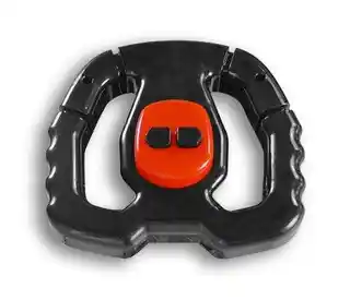 Milly Mally Jeździk Happy Czarny rączka