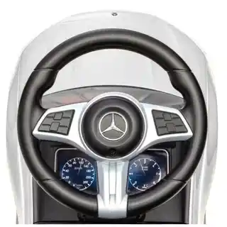 Milly Mally Jeździk Mercedes Benz C-Class Deluxe Biały rączka