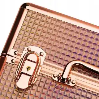 Mollylac kuferek kosmetyczny na lakiery K105 7H okucia rose golden