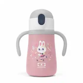Monbento butelka termiczna dla dzieci Bunny Stram, 350ml, stal nierdzewna, bez BPA, kolor różowy